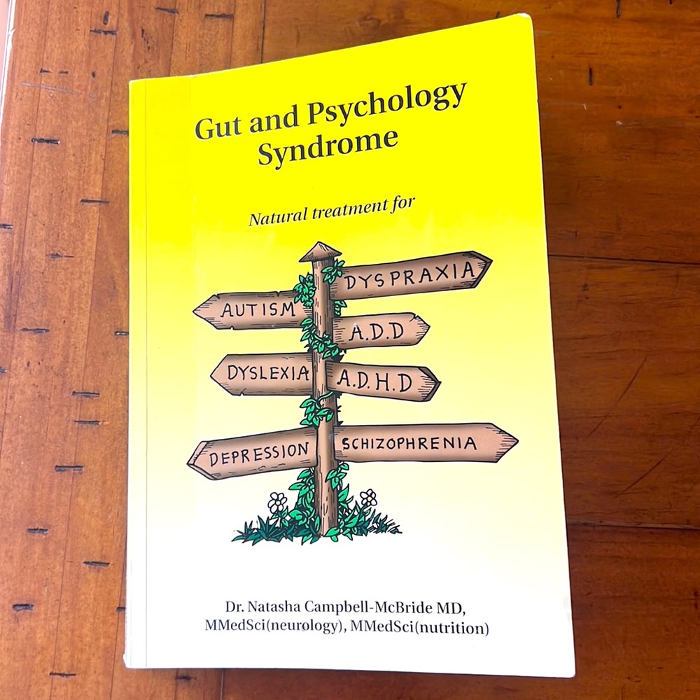 Gut and Psychology Syndrome Book for GAPS diet by Dr. Natasha Campbell-McBride